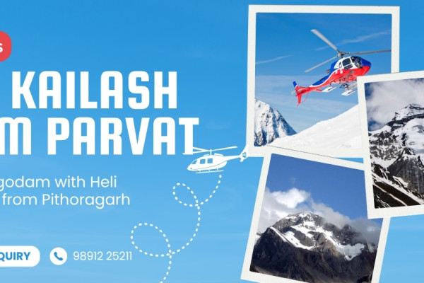 Adi Kailash Om Parvat ex-Kathgodam with Heli Service from Pithoragarh
